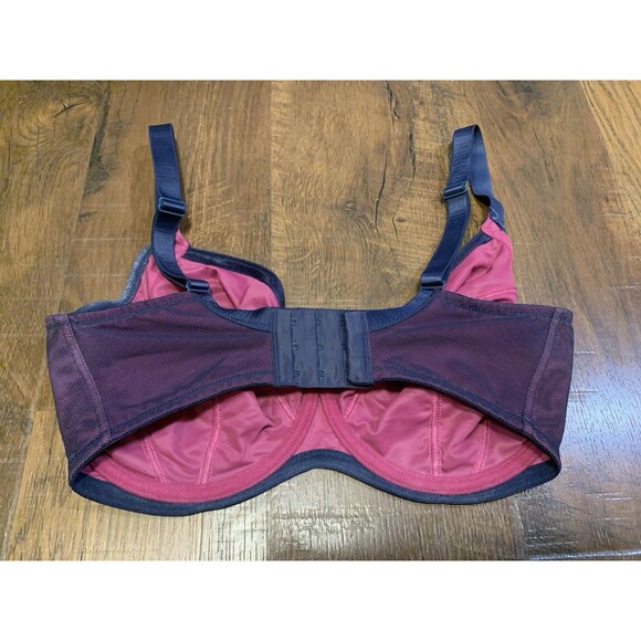 Bravissimo Georgia Mesh Bra In Pink/Navy 32GG - Picture 2 of 4